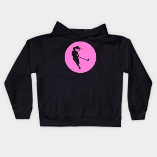 floorball player Kids Hoodie